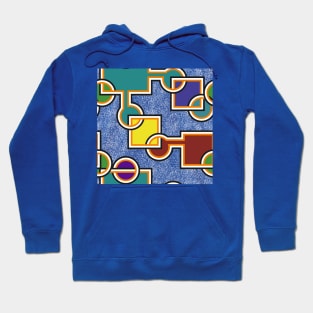 Colorful geometric background Hoodie